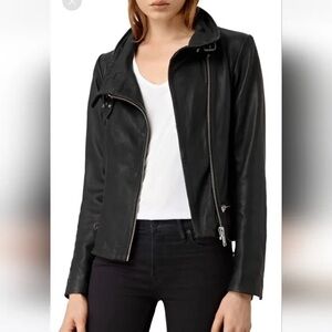 AllSaints Bales leather jacket